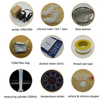 Alambic domestique pour distillation d'alcool, kit de brassage maison