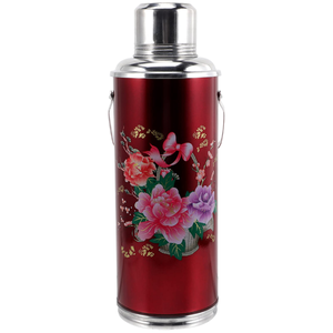 Yardwe – Bouteille <span class=keywords><strong>isotherme</strong></span> en acier inoxydable, tasse à café, <span class=keywords><strong>théière</strong></span> <span class=keywords><strong>2L</strong></span>, distributeur d'eau rétro chinois à double paroi, bouilloire à thé 3.<span class=keywords><strong>2L</strong></span>, café - Product Image 2