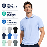 Chemise polo respirante pour la course à pied, le fitness, le golf, les vêtements décontractés, conception OEM ODM, broderie personnalisée du logo, impression, manches courtes