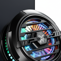 Refroidisseur de téléphone magnétique avec lumière RGB, refroidissement semi-conducteur, clip arrière, radiateur pour jeux mobiles