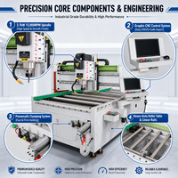 JUNDE Chine Machine de fraisage rotative CNC de table en acier, perceuse et tour à métaux 3 axes pour l'usinage