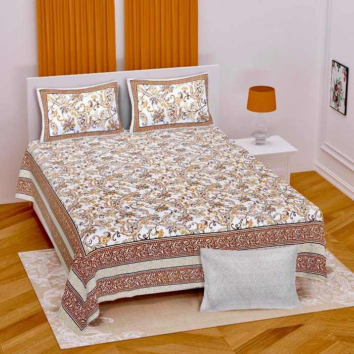 100% Cotton Woven Flat Bed Sheet Set with Pillow Cover Super King Queen Single Double Size Printed Plain Solid Soft Durable OEM