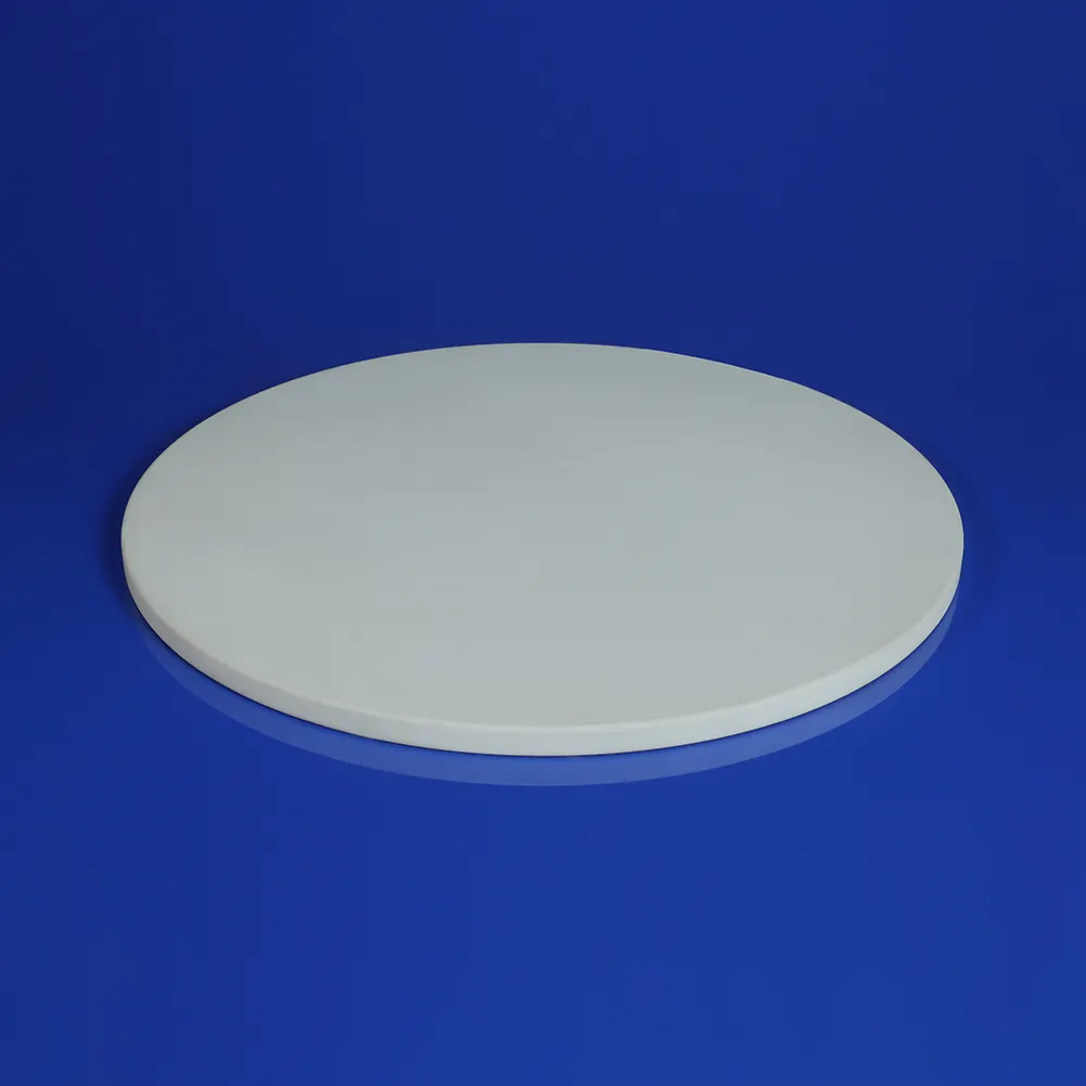 High Temperature Ceramic Plate 95% Round Alumina Ceramic Disc