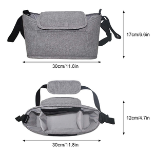 Bolsa Organizadora Universal Antideslizante <span class=keywords><strong>para</strong></span> Cochecito de Bebé con Portavasos <span class=keywords><strong>para</strong></span> Mamá - Product Image 3