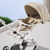 Poussette légère et compacte VISTA avec cadre en acier inoxydable pour nouveau-né à 2 ans Design classique