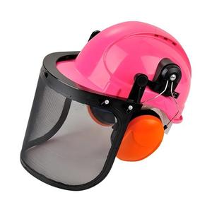 Casco de Seguridad Forestal con Protección Completa, Visera Protectora de Malla y Orejeras, Certificado CE EN 397 EN1731, Resistente a Impactos - Product Image 4
