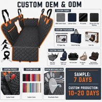 Housse de siège auto pour chien OEM&ODM, grand espace, pliable, antidérapante, durable, réglable, anti-rayures, coussin d'extension de siège auto, compatible avec toutes les voitures