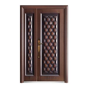 Phipulo Front Yard Porte en acier Porte en fer Conception résistante aux intempéries pour les <span class=keywords><strong>climats</strong></span> extrêmes - Product Image 3