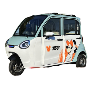 Tricycle électrique Falcon en acier allié 801-1000W 60V 70km/h 90km d'autonomie Carrosserie fermée 4 passagers Freins à disque avant/arrière EEC - Product Image 1