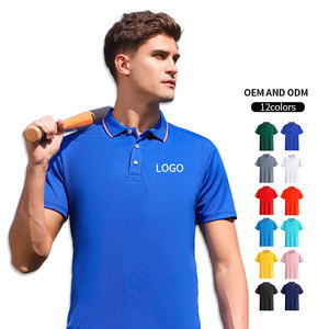 Breathable Polyester Men's Golf Work Polo Shirt Custom Design logo Sports Team Activity Polo Shirt