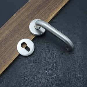 Manija de Palanca en Forma de <span class=keywords><strong>U</strong></span> para Puerta de Acceso a Edificios de Centros Comerciales, de Acero Inoxidable Satinado 304 Antioxidante - Product Image 5