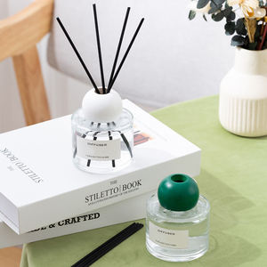 Diffuseur de bouteilles de parfum pour la maison, en verre rond, <span class=keywords><strong>mini</strong></span> diffuseur de roseaux, diffuseur de cadeau, bâton de roseaux pour l'hôtel, <span class=keywords><strong>2022</strong></span> - Product Image 5