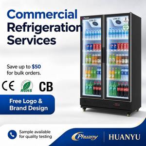 Réfrigérateur Vitrine Autonome pour Supermarché, Armoire Réfrigérée Verticale, Double Réfrigérateur à Boissons pour Supermarché - Product Image 4