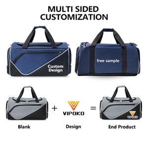 VIPOKO özel Logo açık spor seyahat çantası büyük kapasiteli futbol eğitimi çantası kadın erkek su geçirmez spor Fitness seyahat çantaları - Product Image 2