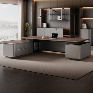 Meilleur prix, mobilier de bureau en bois de luxe en forme de L, table de bureau pour chef, table de direction, table de conférence pour manager - Product Image 2