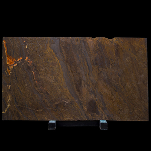 Tùy chỉnh sang trọng bronzite quartzit slab <span class=keywords><strong>Brown</strong></span> quartzit slab tự nhiên đá biệt thự tường trang trí nhà cà phê màu đá slab - Product Image 1