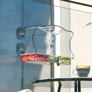 Comedero para Pájaros Transparente, Duradero, Colgante, Portátil, para Relajación, Entrenamiento Deportivo, Accesorios para Interiores y Exteriores - Product Image 4