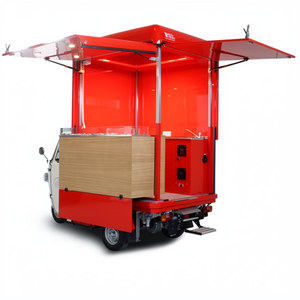 Chariot de cuisine mobile à prix abordable en Chine, Tuk Tuk, chariot alimentaire, tricycle électrique, camion de nourriture, Piaggio Ape - Product Image 3