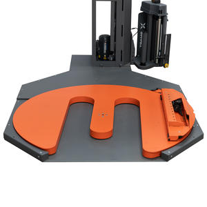 Plateau tournant SMART WASP de type M Emballeuse de palettes entièrement automatique pour chariot élévateur avec taux de pré-étirage de 300% et certificat CE - Product Image 2