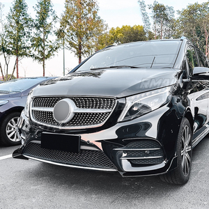ชุดแต่งสปอยเลอร์กันชนหน้าแบบ Splitter สำหรับ Mercedes-Benz V-Class W447 V260 AMG Line ปี 2015-2019 ชุดป้องกันกันชนหน้า - Product Image 5