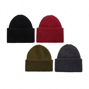 Knitted <b>Hats</b> Solid Color for Autumn <b>Winter</b> <b>Men</b> Short Head Cap Outdoor Warm Street Beanie Cap Women <b>Winter</b> <b>Hats</b> - Product Image 1