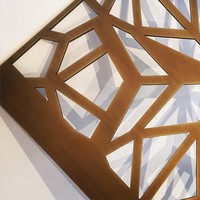 Design de luxe matériel de façade de bâtiment décoratif écrans panneau découpé au laser en aluminium façade modèle d'architecture