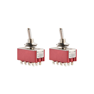 Thu nhỏ 4pdt 12 pin chuyển đổi chuyển đổi MTS-402 On-on 5A 250V 2A Thiết bị chuyển mạch - Product Image 3