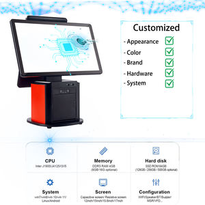 15.6นิ้วเดสก์ท็อปทั้งหมดในระบบ POS เครื่องลงทะเบียนเงินสดหน้าจอสัมผัสซอฟต์แวร์โรงอาหารสำหรับระบบค้าปลีก - Product Image 4