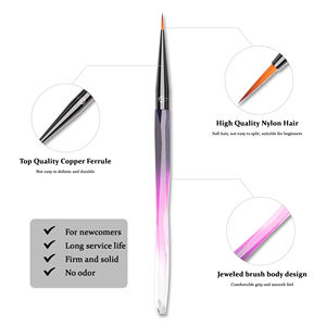 Nuevo Diseño, Juego <span class=keywords><strong>de</strong></span> 5 Pinceles <span class=keywords><strong>de</strong></span> Arte con Degradado, Pinceles <span class=keywords><strong>de</strong></span> Nailon para Acrílico, Acuarela, Óleo, Pinceles para Artistas - Product Image 5