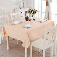 Nappe carrée en polyester tissé, 18 couleurs, plusieurs tailles, pour mariage, banquet, hôtel, événement domestique, vente en gros directe usine