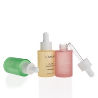 Bouteille compte-gouttes en verre coloré, vide, avec bouchon blanc, 30ml, 50ml, 60ml, pour huiles essentielles et soins de la peau – Vente en gros, produit phare