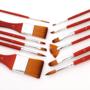 Fournitures d'<span class=keywords><strong>art</strong></span> professionnelles, ensemble de 24 pinceaux de peinture pour <span class=keywords><strong>aquarelle</strong></span>, acrylique, peinture à l'huile avec pochette de transport - Product Image 5