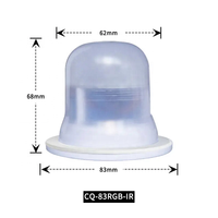 Großhandel 83mm RGB wiederauf ladbare LED-Licht Ersatz Docht DC Typ C Eingangs anschluss Wasserdicht für den Außenbereich Garden Hotels Batteries trom
