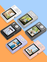 Cámara de Video Q12 1080P con Enfoque Automático para Vlogging, 96MP, Zoom 16X, Pantalla IPS de 2.4 Pulgadas, Cámara Digital CMOS CCD para Niños