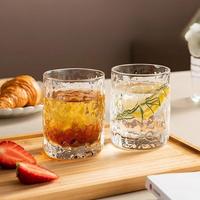 Ensemble de 6 verres en verre épais résistants à la chaleur de 300 ml, verres à boire transparents réutilisables pour le thé, le lait, le jus, la bière, lavables au lave-vaisselle