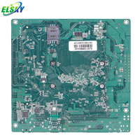 Placa Base ELSKY ATOM J1800 con Procesador, Disco Duro de 2.5, Fuente de Alimentación ATX, PS/2, RS232COM, Sin Ventilador, con Pin LPT