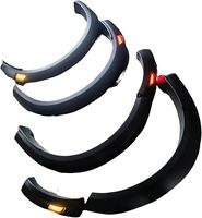 Pour Ford Ranger T9, extensions d'ailes avec éclairage LED, extensions d'arche de roue en ABS, accessoires pour pick-up tout-terrain, ailes de voiture 4x4