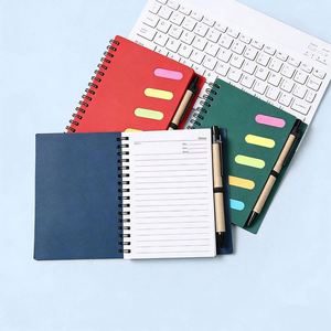 Kraft Paper A6 Multipurpose Notebooks <b>Sticky</b> Notes Memo Pad Logo Cover for Personal Custom Promotional Gifts - Product Image 5