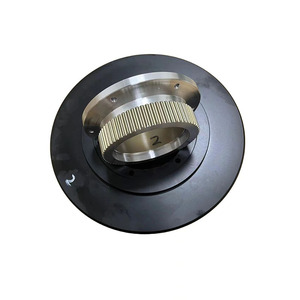 Tambor de descarga de arena de aluminio OEM personalizado para equipos de producción de fibra con banda plana, 270*210, sincronización 140*57, Senguang - Product Image 1