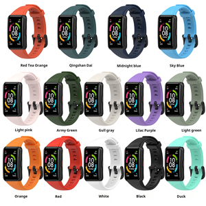 2024 Offre Spéciale honour <span class=keywords><strong>6</strong></span> multi couleur respirant bande tpu montre bracelet en caoutchouc souple bracelet de montre pour huawei <span class=keywords><strong>6</strong></span> - Product Image 2