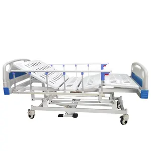 BT-AE118 3-function hydraulic lift manual backrest footrest adjustable hospital medical patient clinic care nursing bed prices