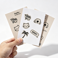 Autocollants personnalisés imperméables avec logo de marque, impression d'étiquettes, autocollants en vinyle auto-adhésifs, feuilles d'autocollants coréens découpés sur mesure
