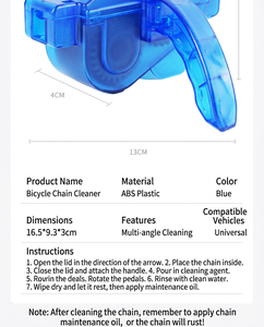 Outil professionnel de nettoyage de chaîne de vélo, kit de nettoyage de chaîne de vélo de route et VTT portable, brosse de nettoyage pour l'entretien du cyclisme - Product Image 5
