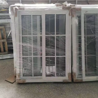 Ventana Corredera Exterior de PVC de Apertura Horizontal con Doble Vidrio, Diseño Moderno Estilo Americano, con Función Antiviento