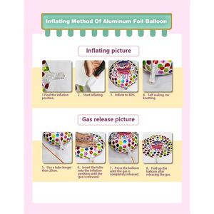 Ballons en Mylar pour enfants, 1 pièce, Ballons en <span class=keywords><strong>aluminium</strong></span> en forme d'animaux de dessin animé, Ballons à hélium et en <span class=keywords><strong>aluminium</strong></span>, vente en gros - Product Image 3