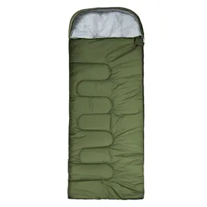 Yakeda cắm trại ngoài trời quân đội-màu xanh lá cây Giữ Ấm-30 độ không thấm nước xác ướp Túi ngủ 3kg Túi ngủ chiến thuật