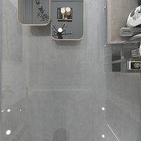 Carrelage en porcelaine aspect marbre gris Langqin, prix usine, 600x1200mm, antidérapant, facile à nettoyer, étanche, garantie 5 ans, pour salle de bain, supermarché, hall