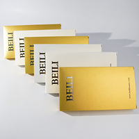 Boîtes d'emballage personnalisées pour ensembles de pinceaux de maquillage, en papier kraft, taille personnalisée, logo en relief or/argent, boîte pour pinceaux de beauté cosmétiques