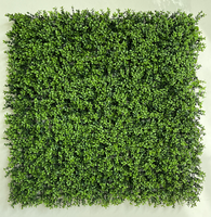 Panneau mural en gazon artificiel imperméable et écologique de haute qualité 50x50cm pour une utilisation en extérieur plante décorative verte populaire
