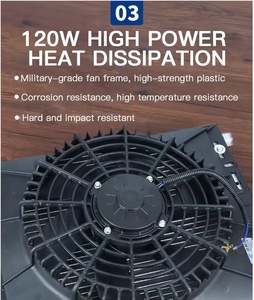 Nuevo Compresor de Ventilador de Condensador para Camión 12V 24V, Aire Acondicionado Split de 12 Voltios para Coche EAC001.21, EAC001.21 Integrado - Product Image 3